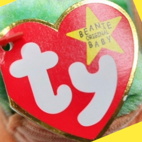 KICKS 1998 Retired Ty Beanie Baby Plush with Tags in Halloween Pumpkin Costume - Picture 9 of 12